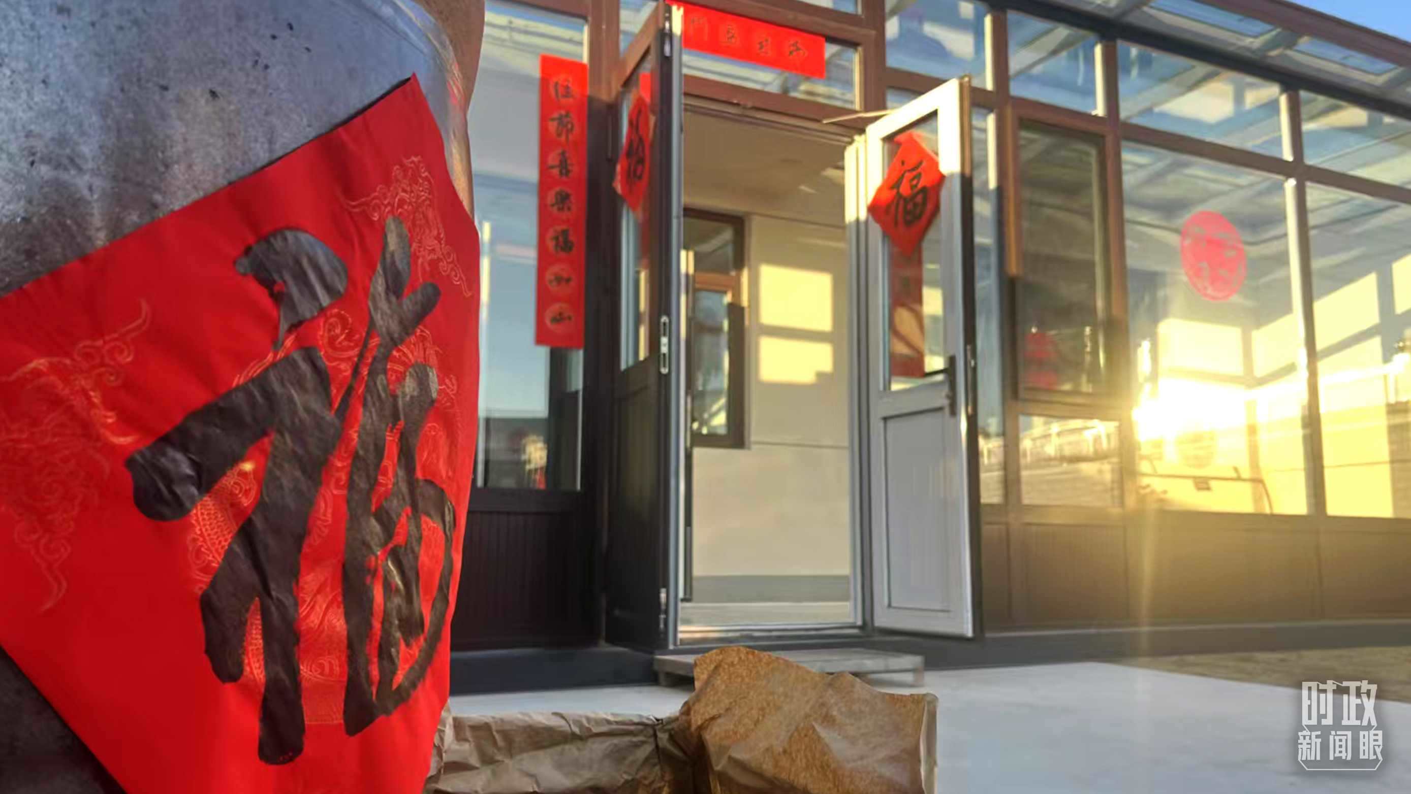 祝家溝村新居。（總臺(tái)央視記者李煒拍攝）