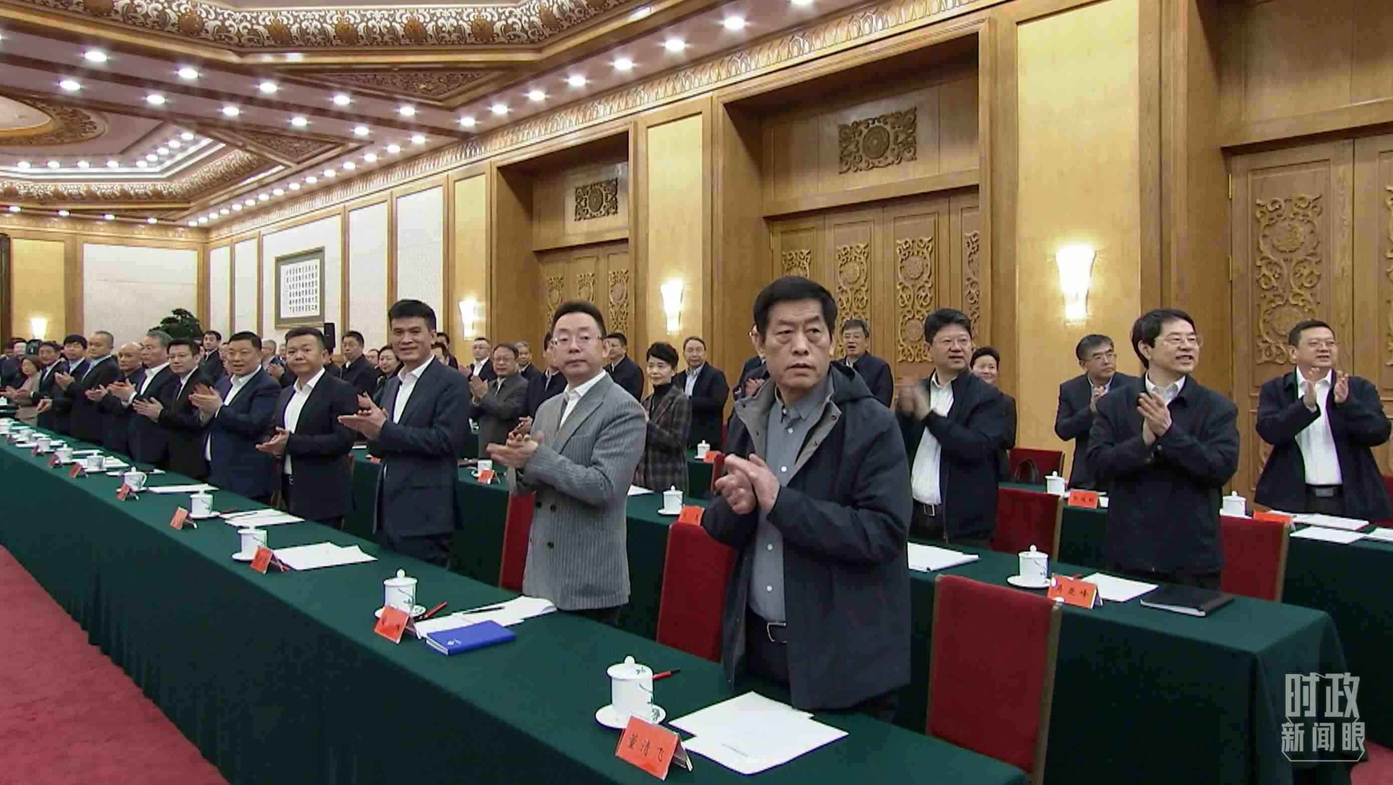 △2月17日，民營企業(yè)座談會(huì)現(xiàn)場(chǎng)。