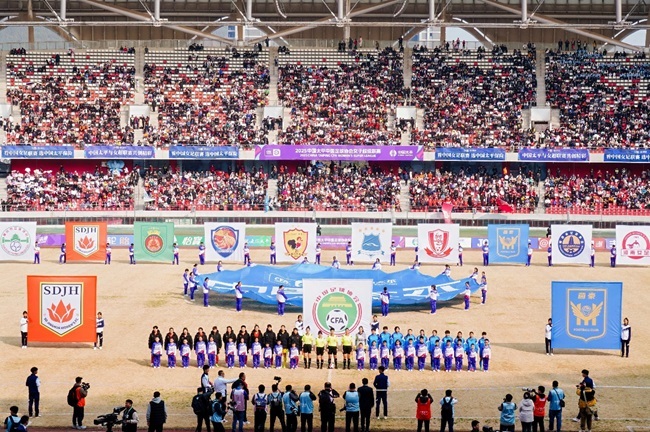 2025賽季女超聯(lián)賽開幕式現(xiàn)場(chǎng)。主辦方供圖