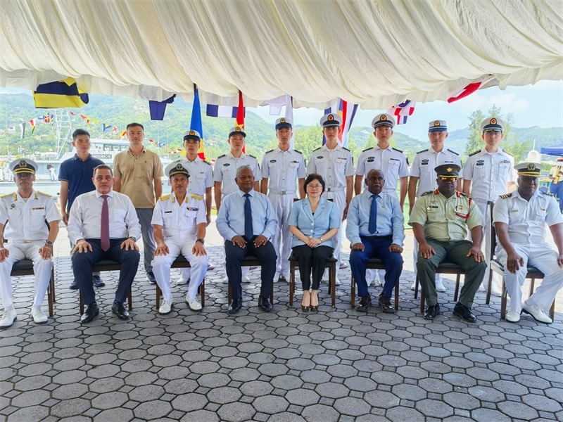 儀式現(xiàn)場。中國駐塞舌爾大使館供圖