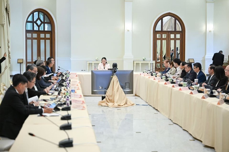 會議現場。泰國總理府供圖