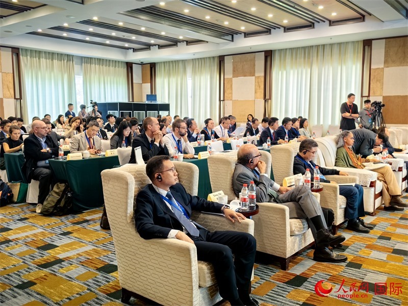 “通往COP30之路：中巴植樹造林和碳匯合作研討活動(dòng)”現(xiàn)場(chǎng)。人民網(wǎng)記者 符園園攝