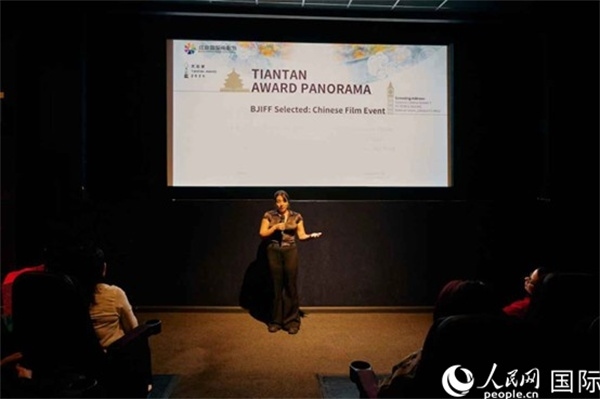 天壇映像全球巡展·倫敦站放映現(xiàn)場(chǎng)。楊浩鵬攝