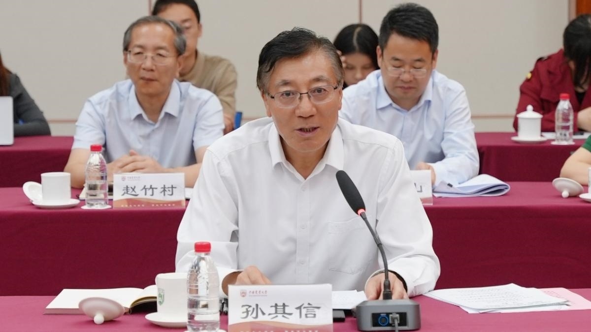 中國工程院院士、中國農(nóng)業(yè)大學校長孫其信。校方供圖